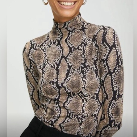 BABATON LARRY SNAKE PRINT TOP - Picture 1 of 6